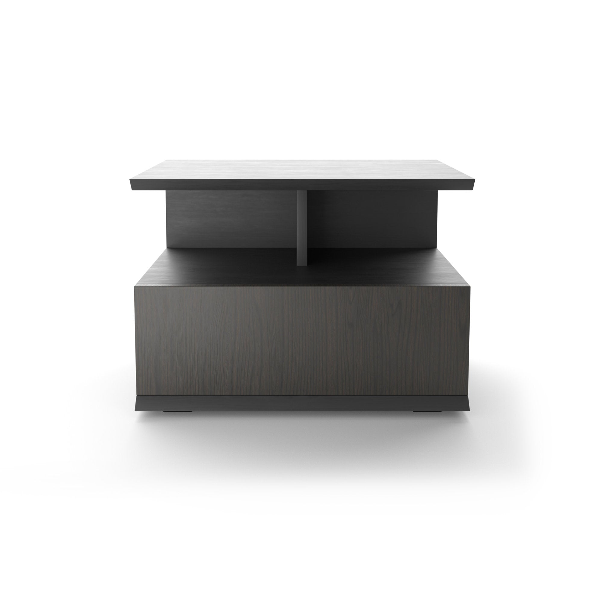 Eric CM02 Bedside Table - Grey Wood LE12