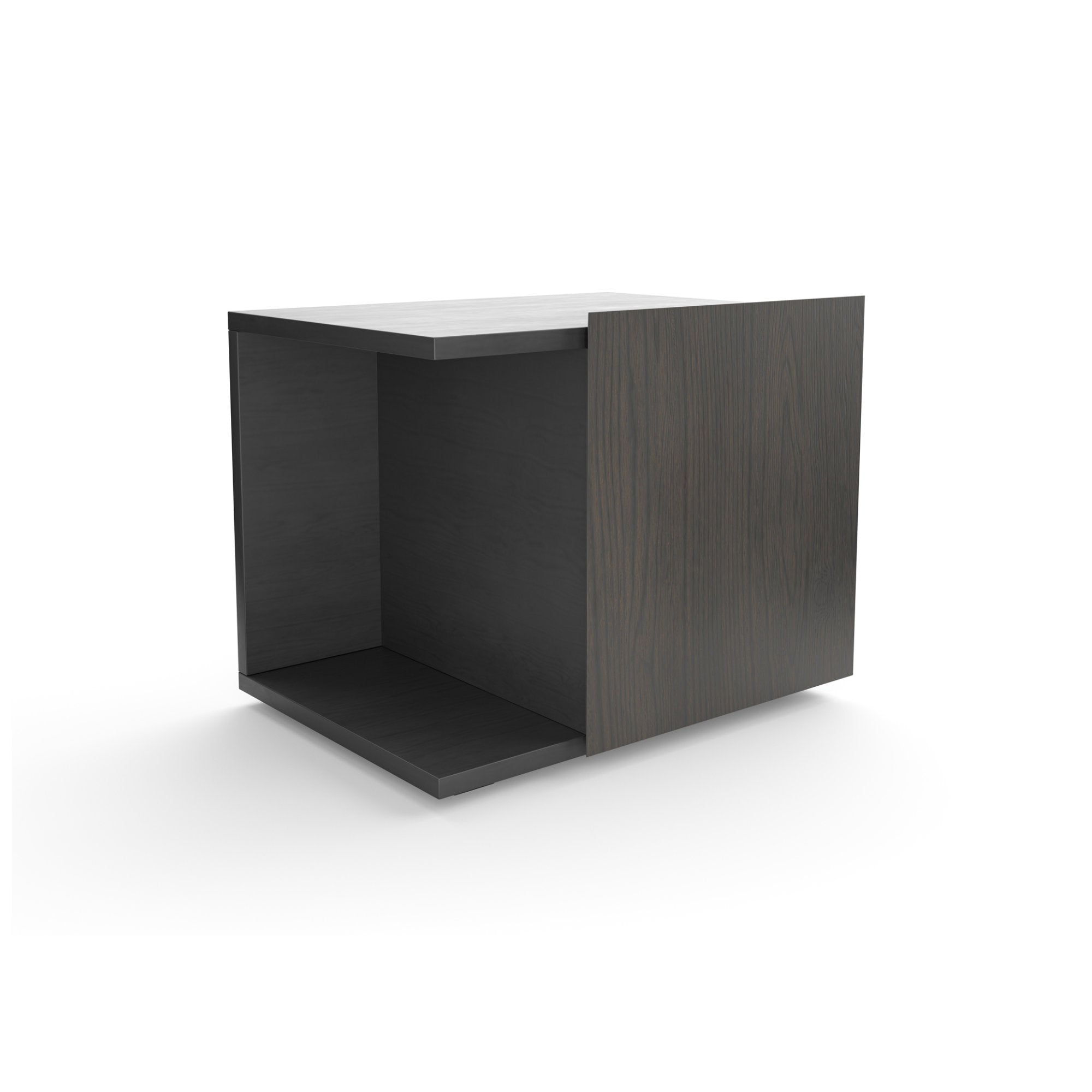 Eric CM3D Bedside Table - Grey Wood LE12