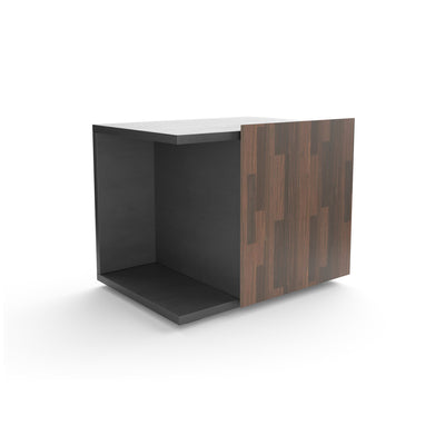 Eric ERICJCM3D Bedside Table - Intarsio Walnut LE17