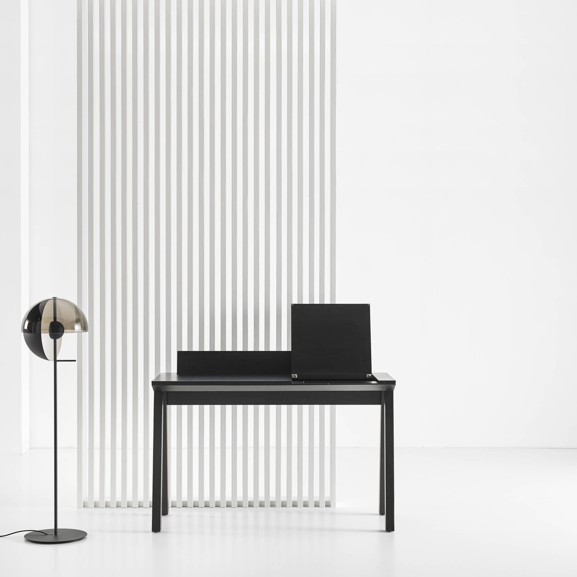 Ernest ERN101 Desk - Ebony Stained Oak