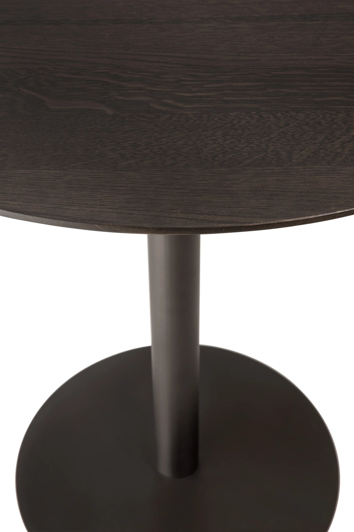 Blend 90 Dining Table - Dark Bronze/Varnished Oak Brown-4