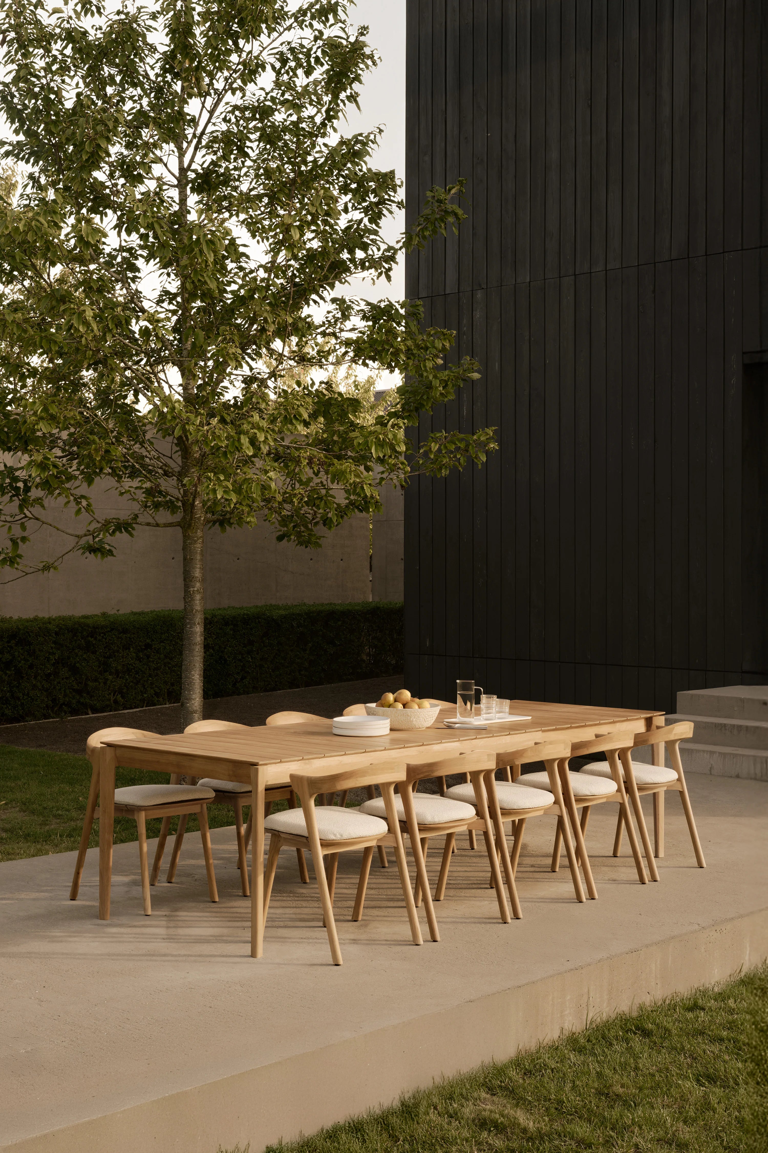 Bok 10304 Extendable Outdoor Dining Table - Teak-6