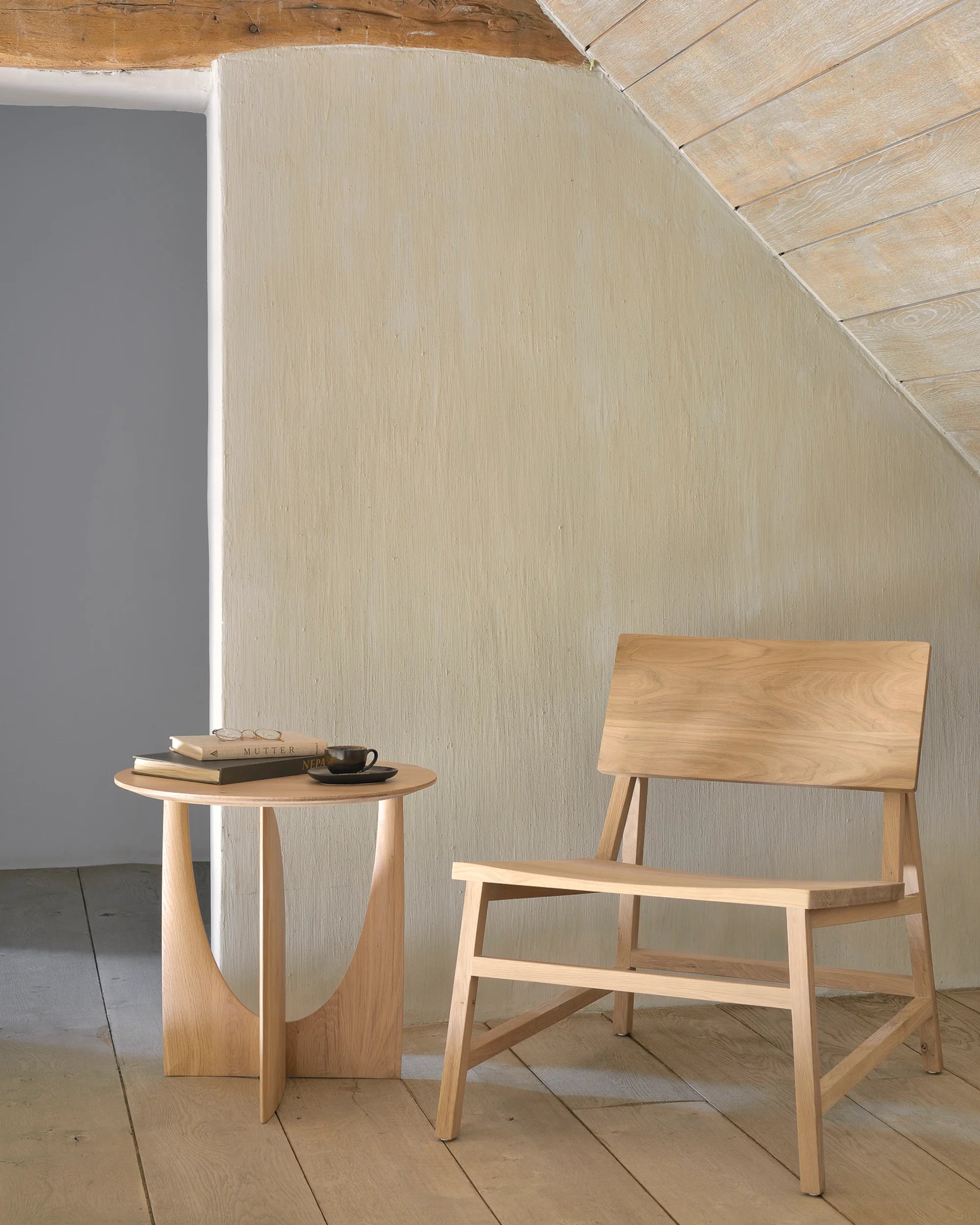 N2 50686 Lounge Chair - Oak-4
