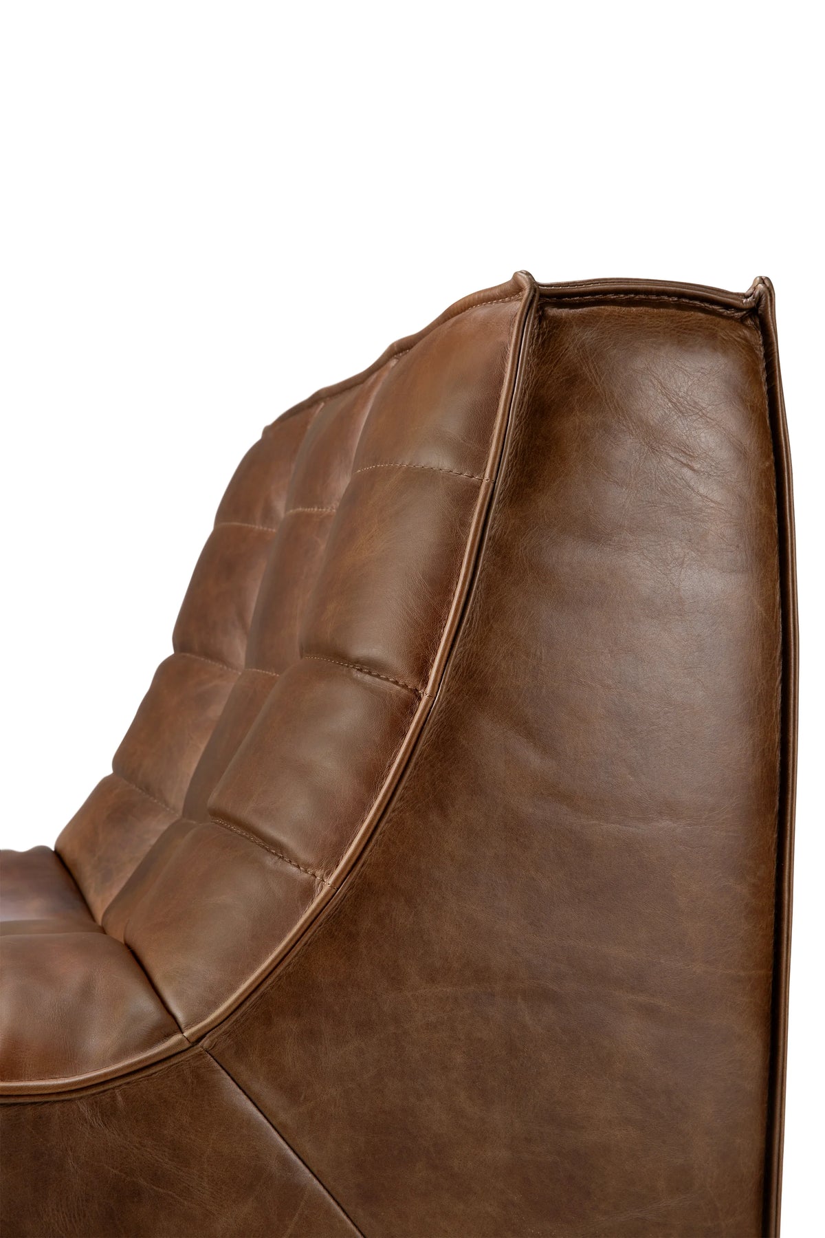 N701 20289 Armchair - Aniline Leather (Chestnut)-6