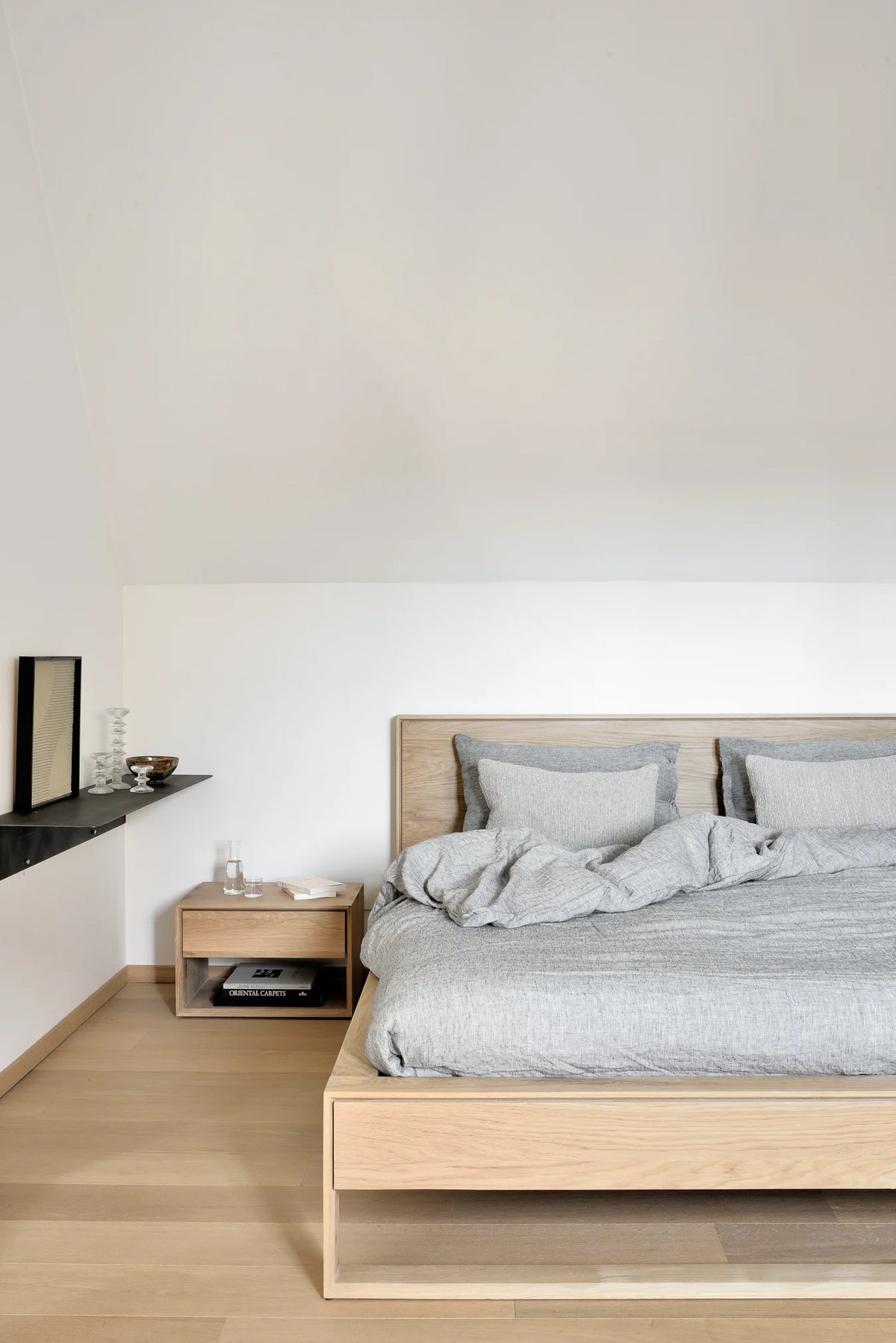 Nordic Bed – 204x220x91 / Wood (Oak)-9