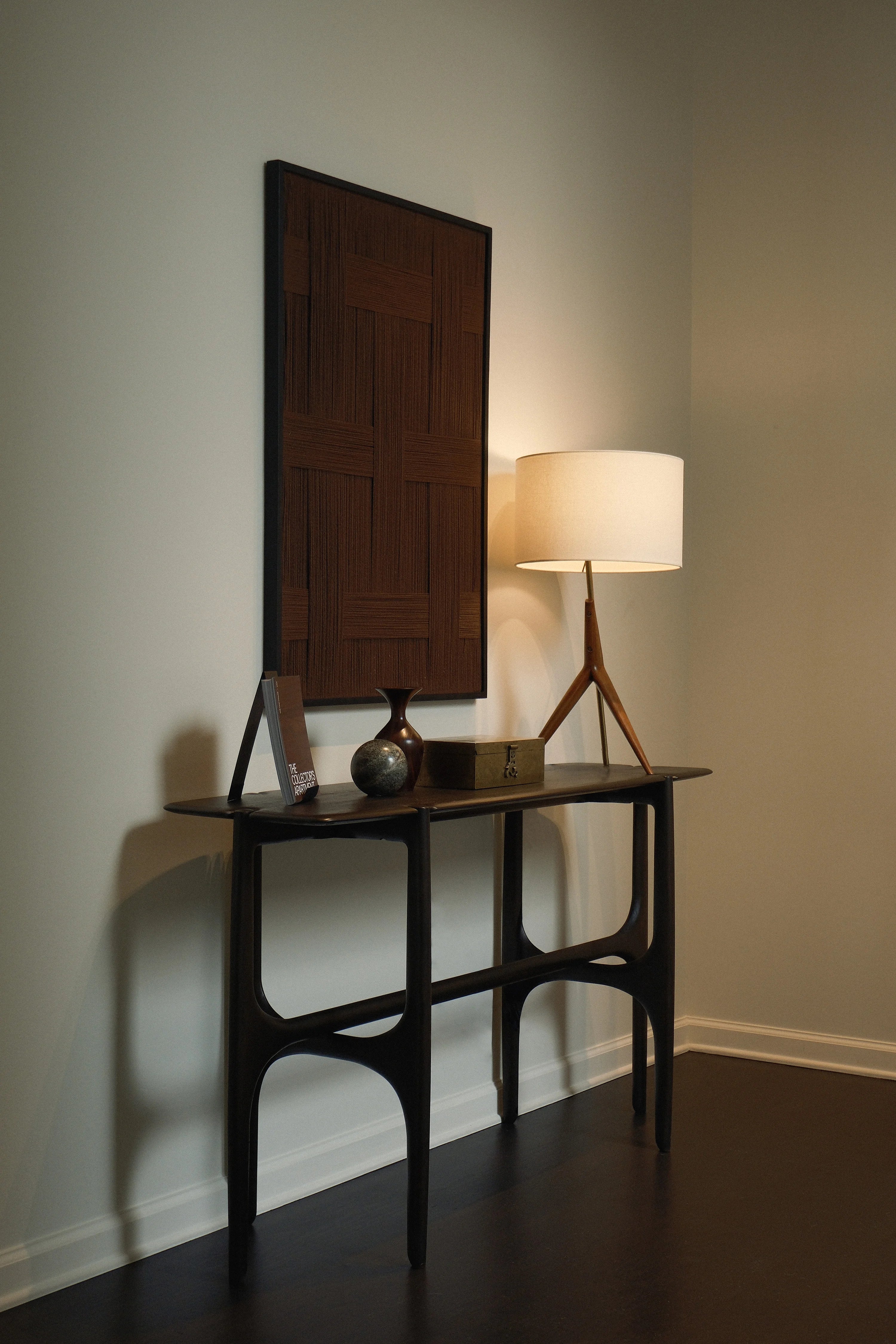 PI 11569 Console - Teak Dark Brown-4