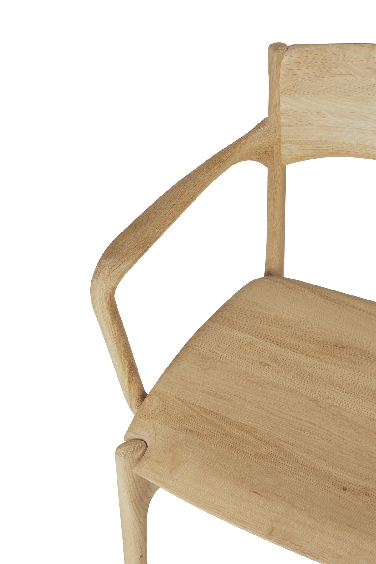 PI 51340 with Armrest Dining Chair - Natural Oiled Oak-8