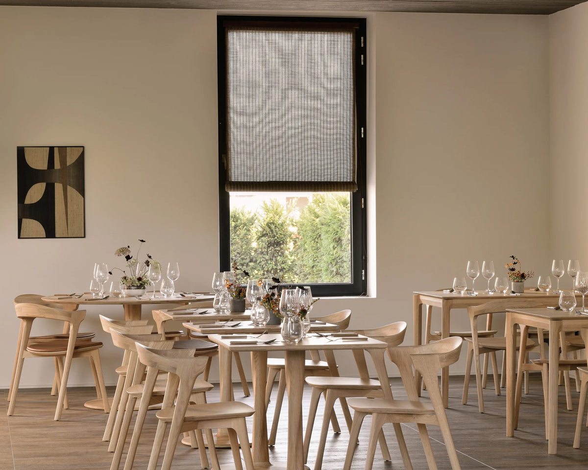 Torsion 50021 Dining Table - Varnished Oak-4