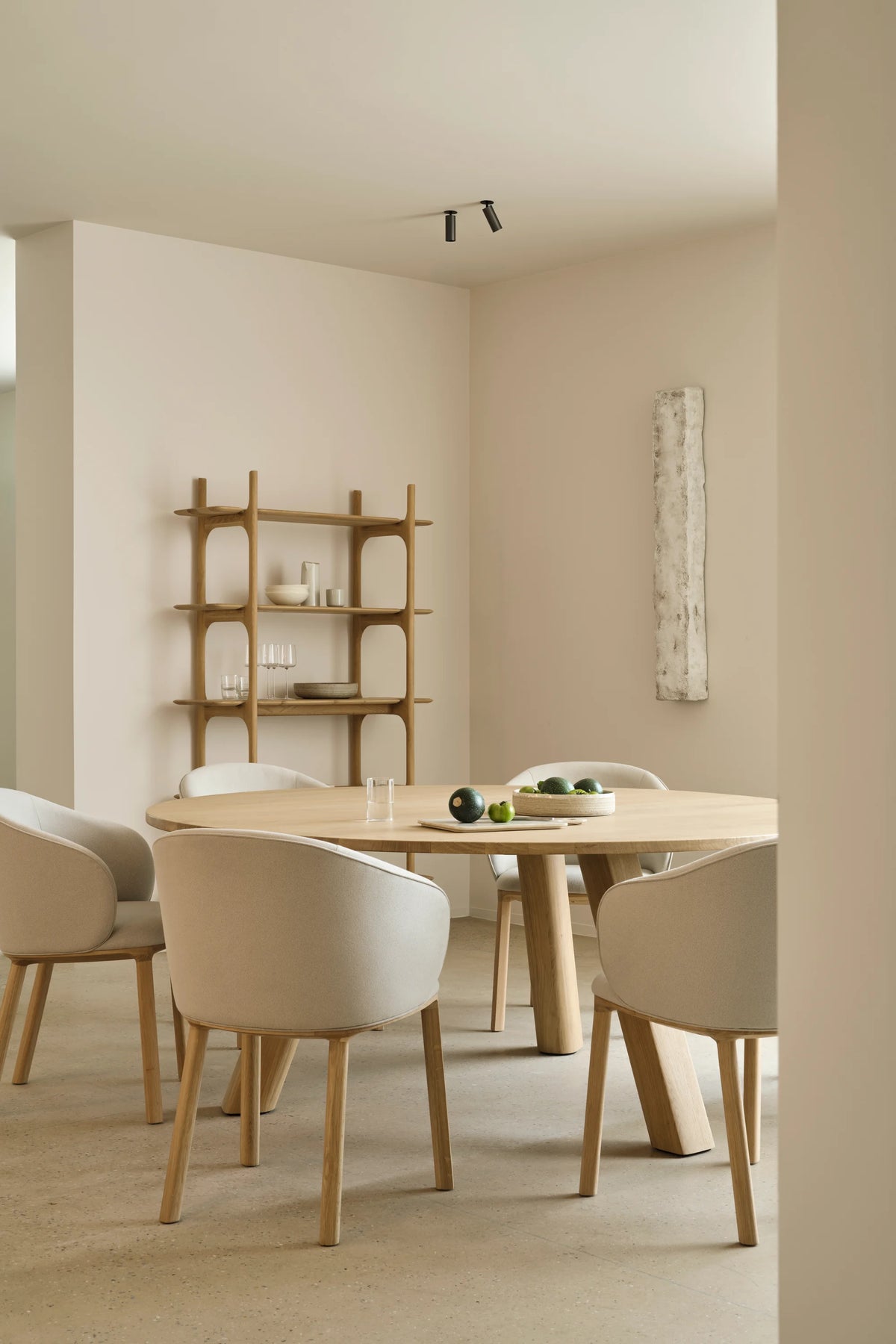 Unda 50701 Dining Table - Oak-4