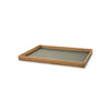 Teak Tray Square L Even Serene Moss/Teak