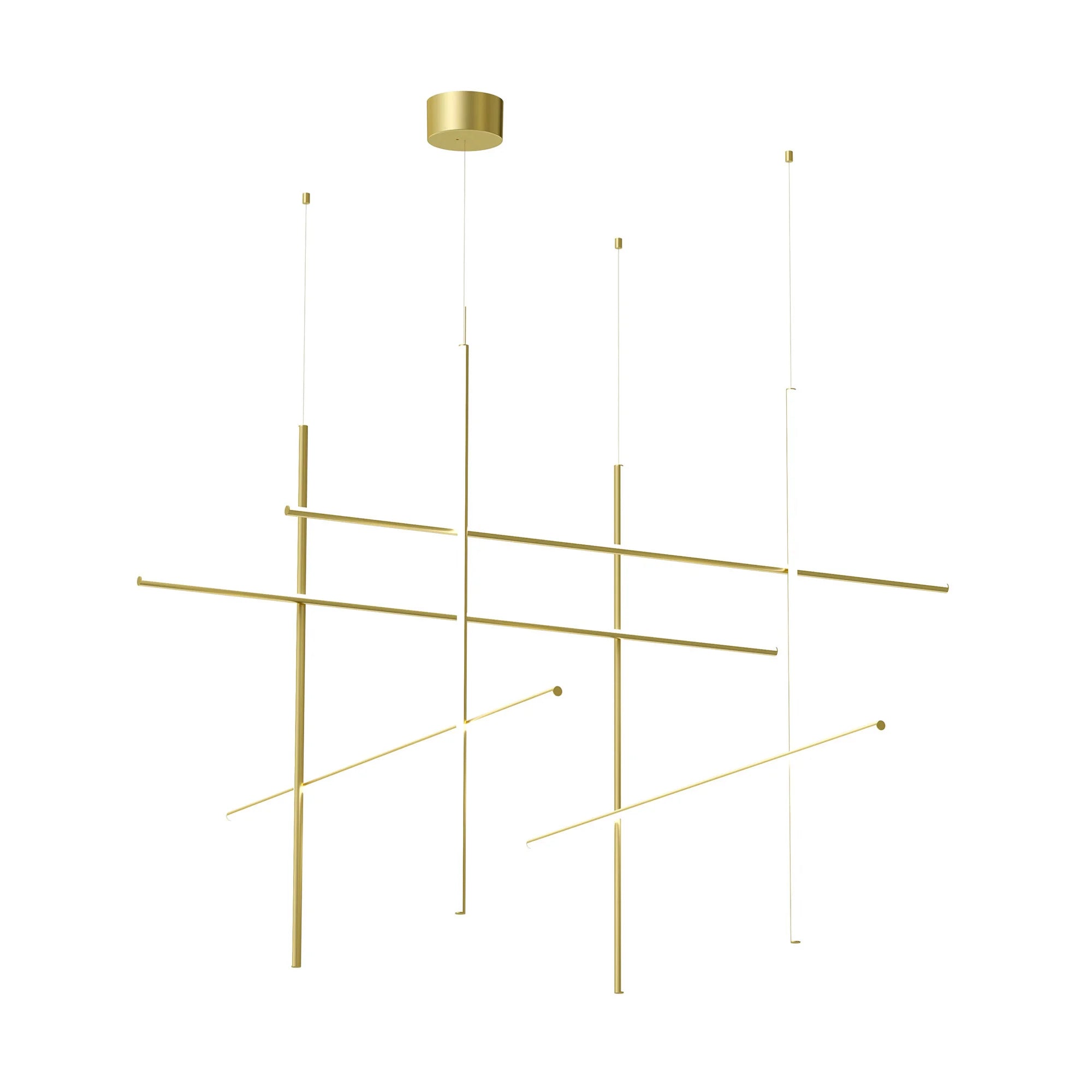 Coordinates Module Suspension Pendant Lamp - Anodized Champagne