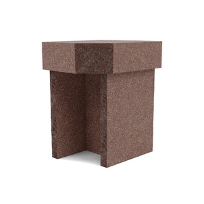 Kern 40 Side Table - Brown Terracotta