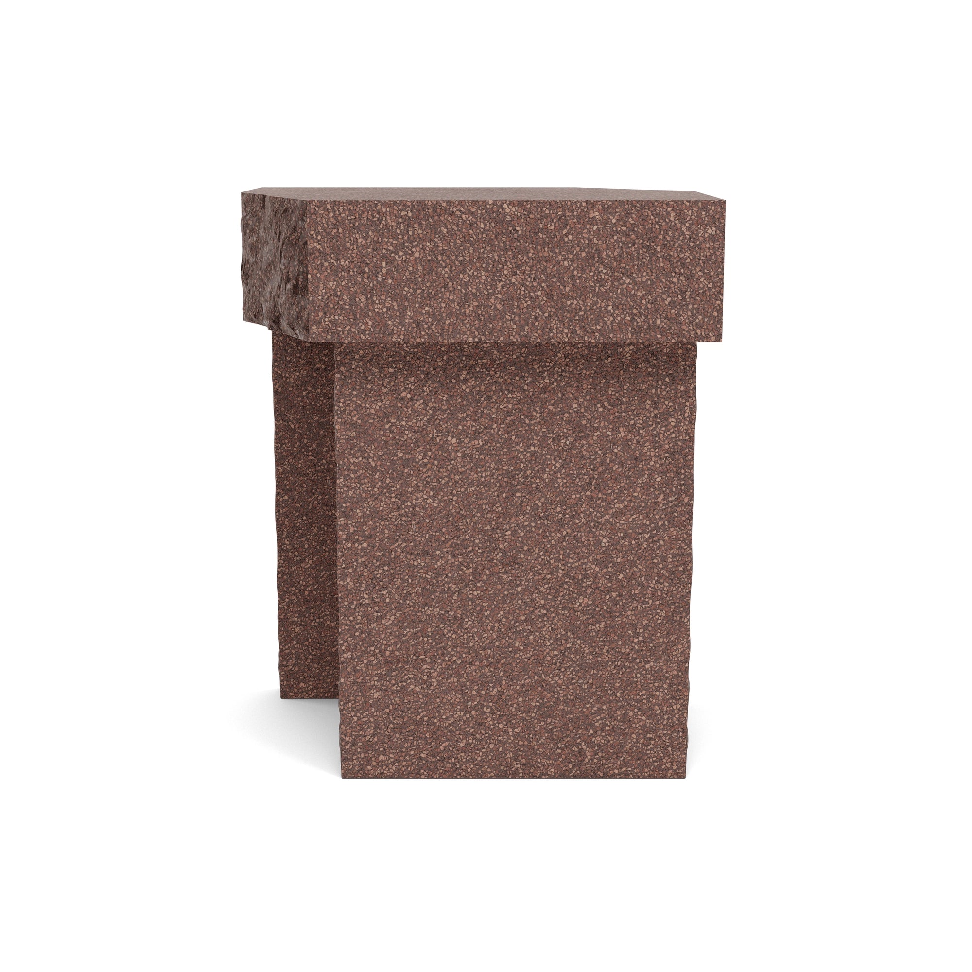 Kern 40 Side Table - Brown Terracotta-4