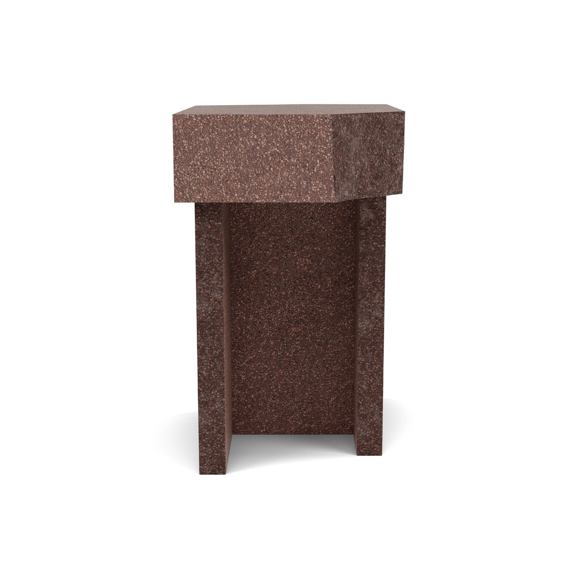 Kern 40 Side Table - Brown Terracotta-11