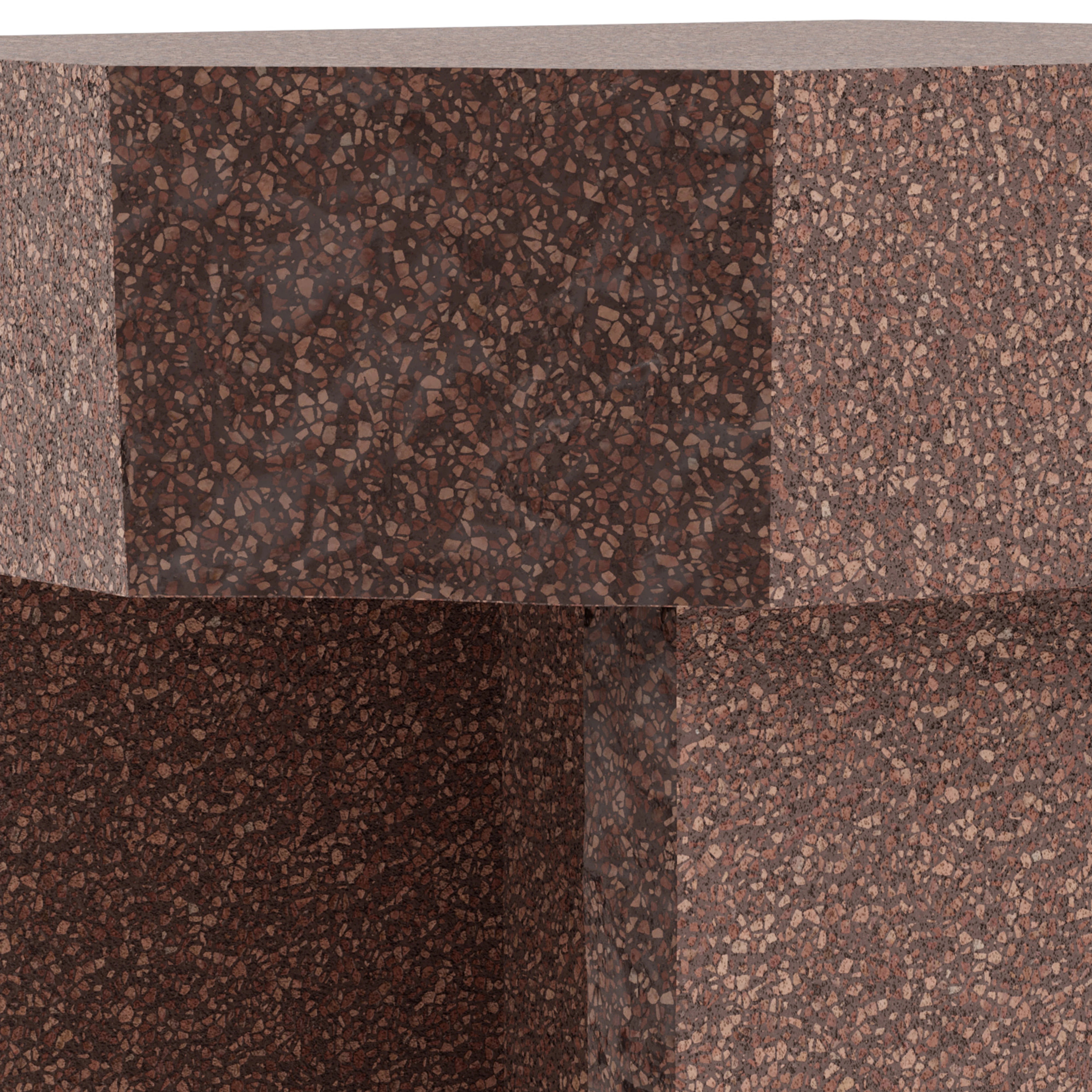 Kern 45 Side Table - Brown Terracotta-4
