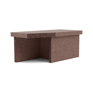 Kern 80 Coffee Table - Brown Terracotta