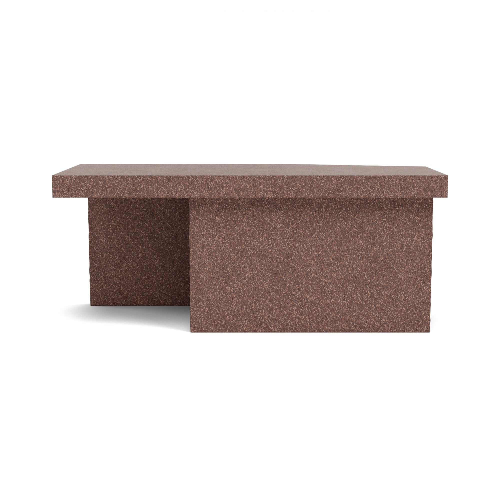Kern 80 Coffee Table - Brown Terracotta-3