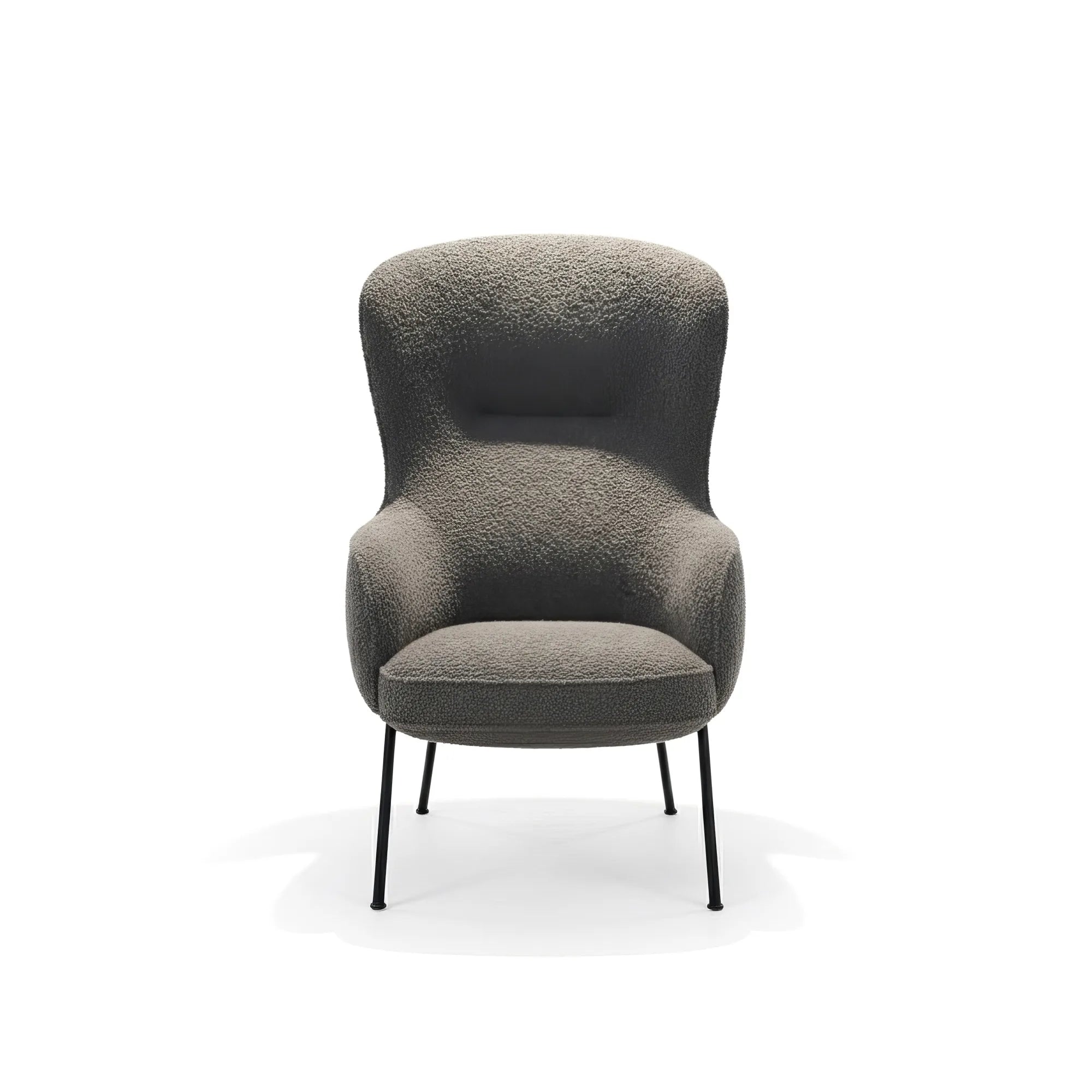Mame Armchair -  Matte Black/Fabric I (Nimbus 002)-3