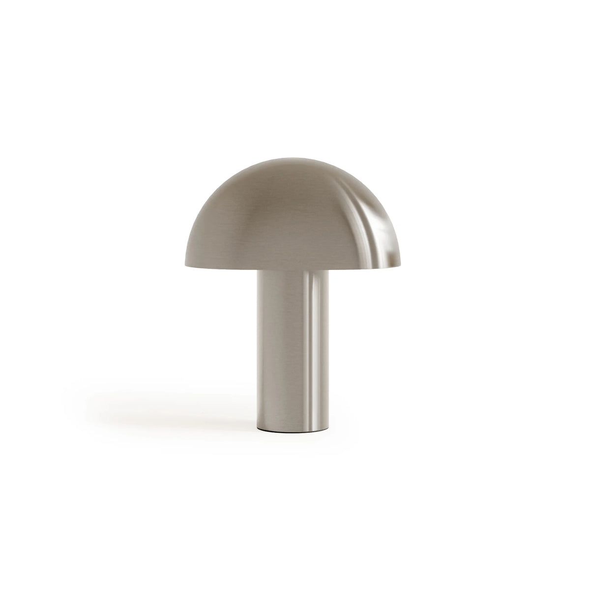 Aglow Portable Table Lamp - Brushed Stainless Steel