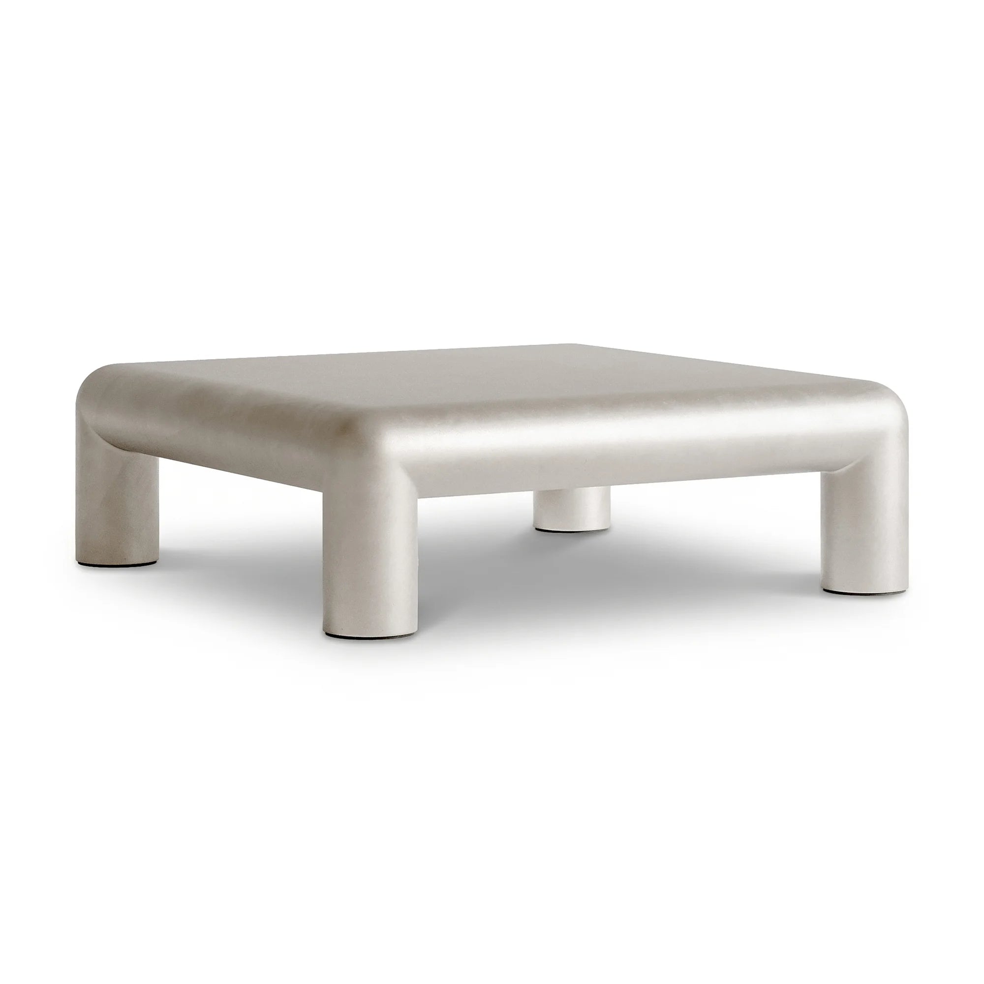 Cubio CT2000 Square Coffee Table - Raw Alumnium-1