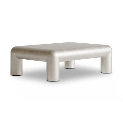 Cubio CT2004 Rectangle Coffee Table - Raw Aluminium