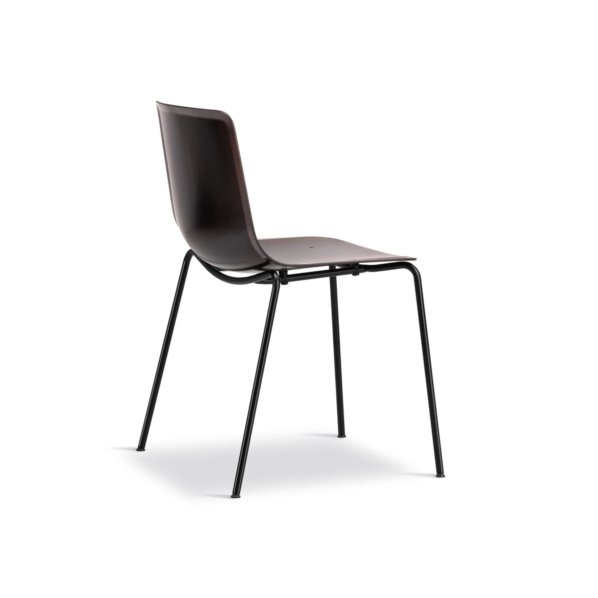 Pato 4203 Paper 4 Leg Dining Chair - Black/Papershell-3