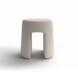 Sequoia 1756 Pouf - Fabric 1 (Linara 2494/434 Egret)