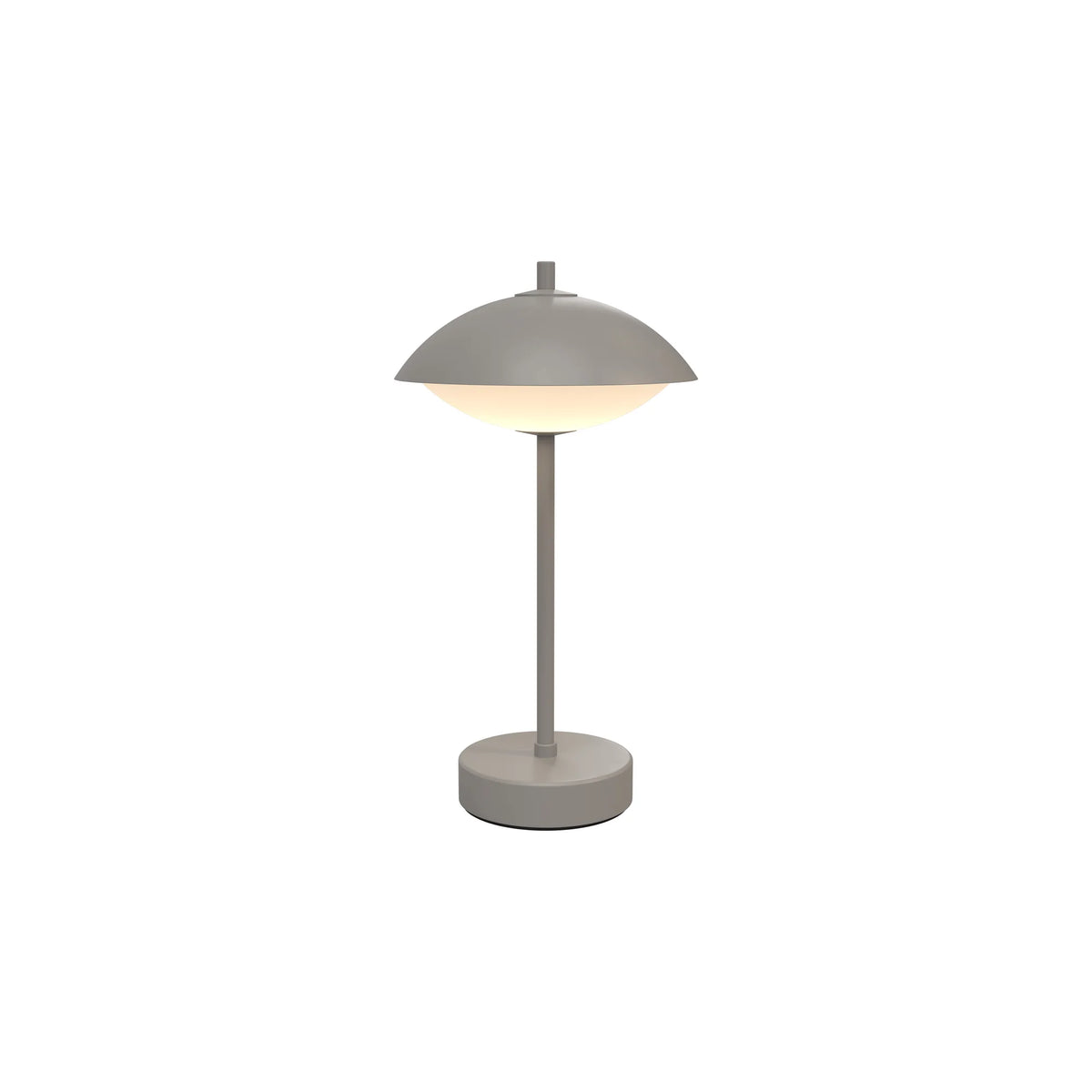 Clam Portable Table Lamp - Nine Grey