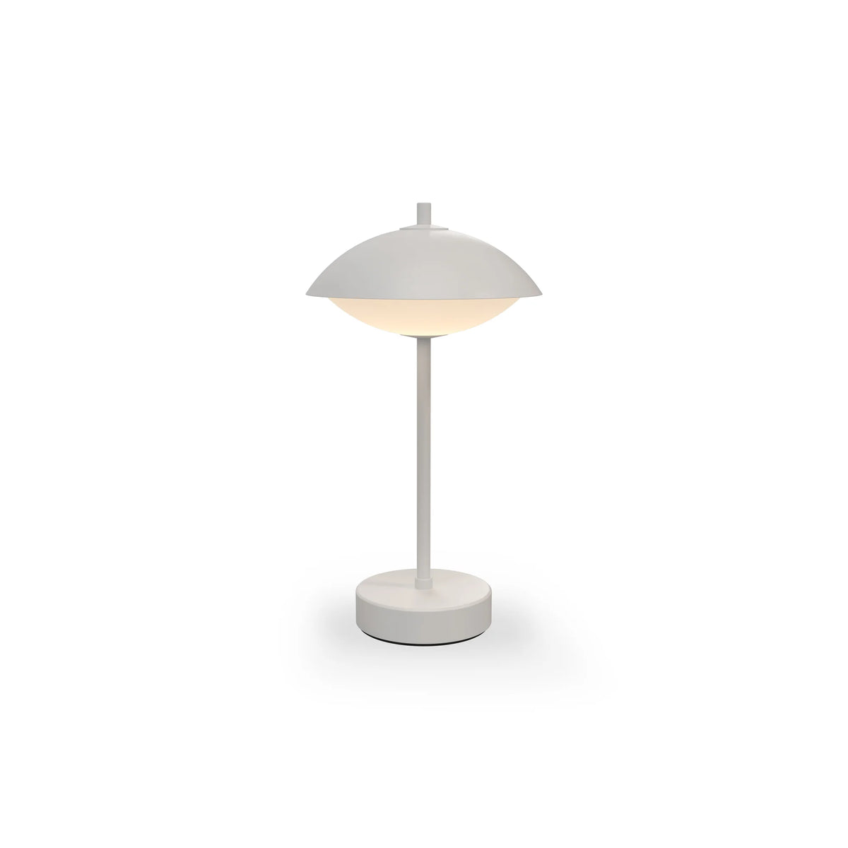 Clam Portable Table Lamp - White-3