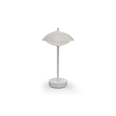Clam Portable Table Lamp - White