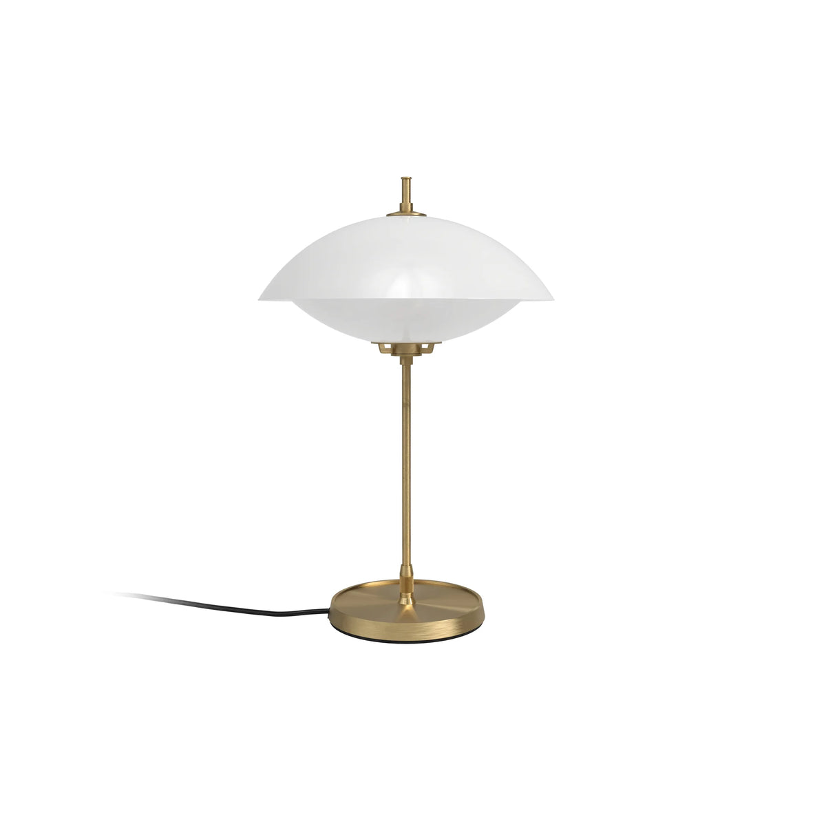 Clam Table Lamp - Brass/Opal-1
