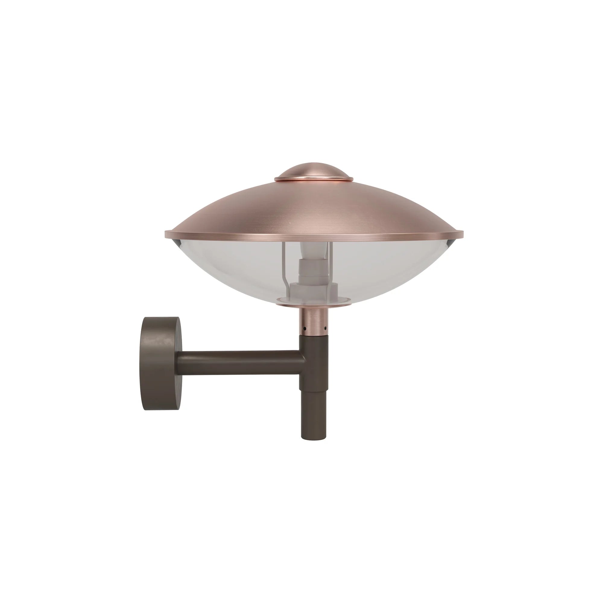 HL410 Outdoor Wall Lamp - Copper/Clear