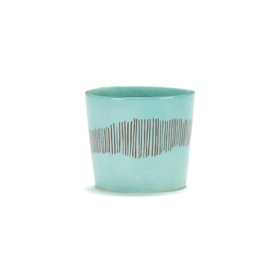 Feast Espresso Cup - Azure/Red