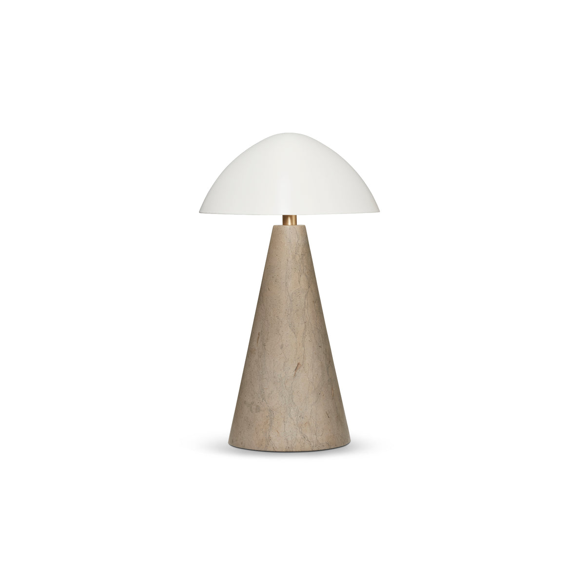 Fellow Table Lamp – 35x21x35 / White Steel/Limestone (Dark Atlantico)-3