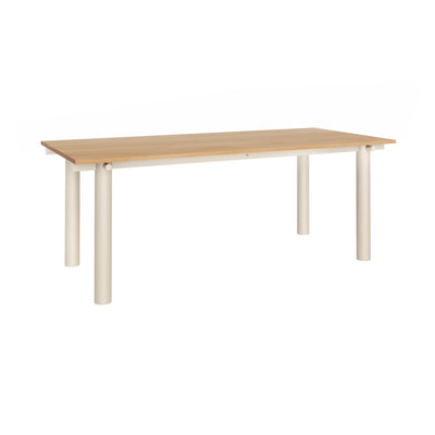 Atura 200 Dining Table - Light Cashmere/Natural Oak