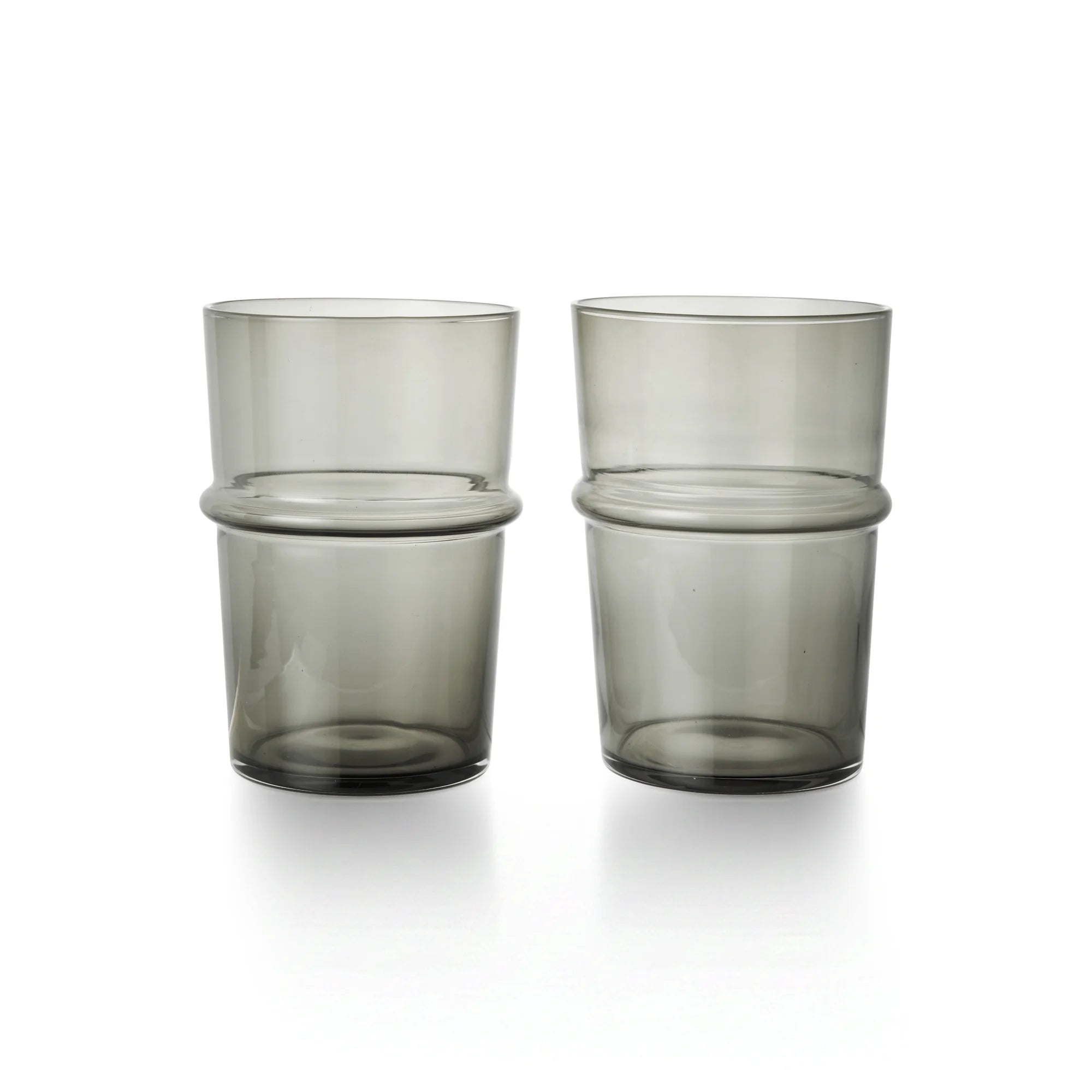 Boya Tall Glass - Smoked Grey (Set of 2)-1