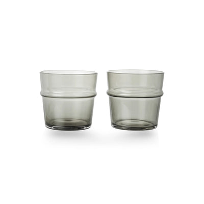 Boya Low Glass - Smoked Grey (Set of 2)