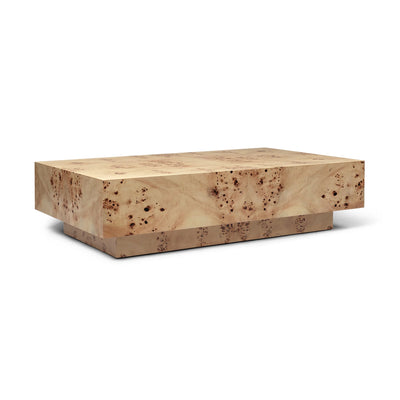 Burl Coffee Table - Natural