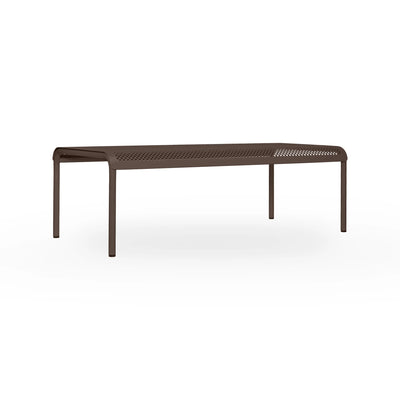 Dapple 114 Low Outdoor Coffee Table - Dark Chocolate