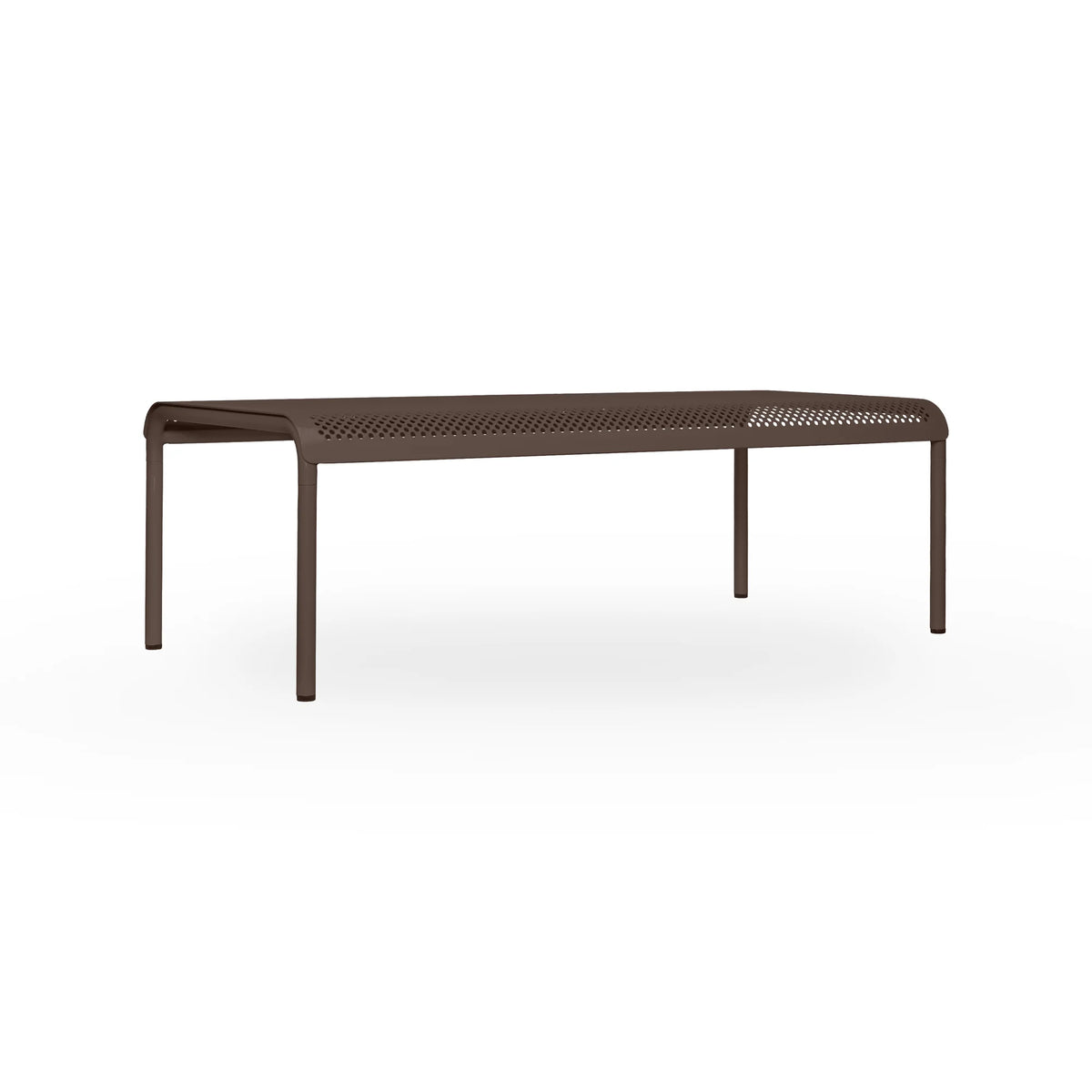 Dapple 114 Low Outdoor Coffee Table - Dark Chocolate-1
