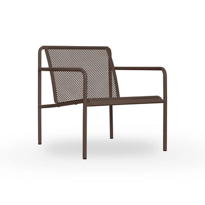 Dapple with Arms Outdoor Lounge Chair - Dark Chocolate