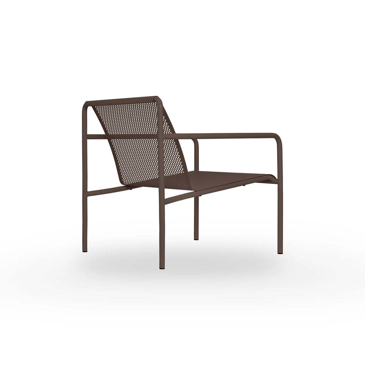 Dapple with Arms Outdoor Lounge Chair - Dark Chocolate-5