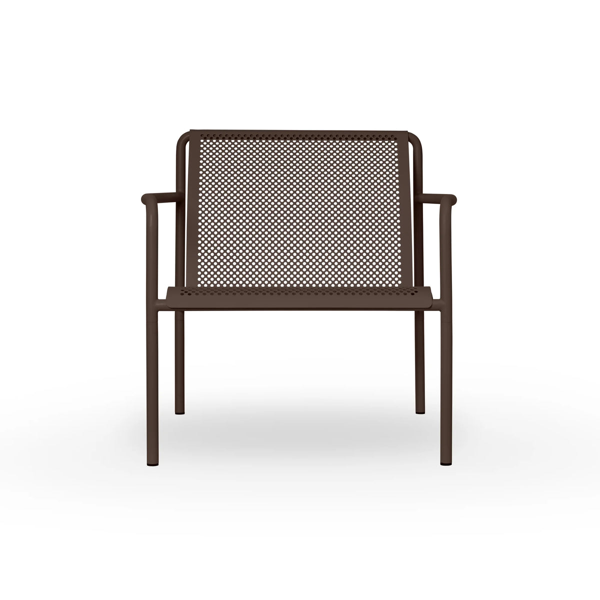 Dapple with Arms Outdoor Lounge Chair - Dark Chocolate-3