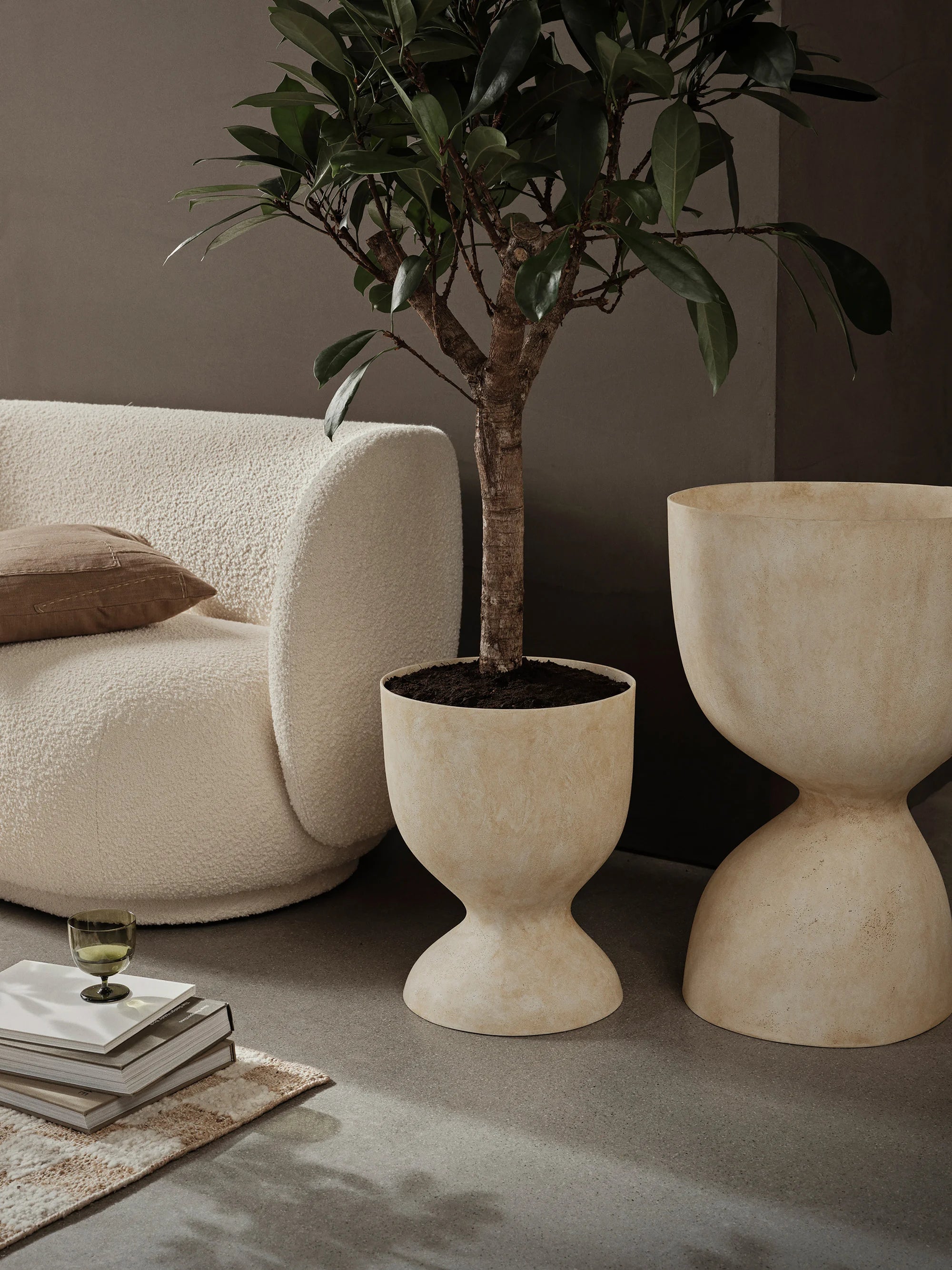 Evoke Pot - Tall/Warm Sand-3