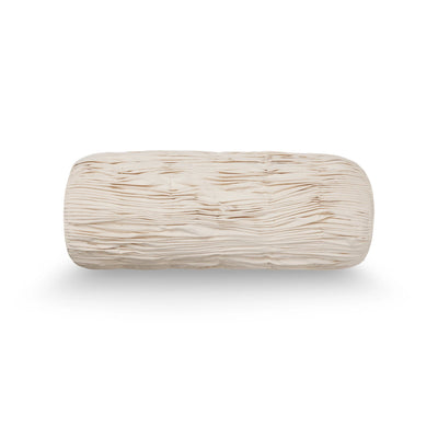 Falda Smocked Bolster Cushion - Undyed