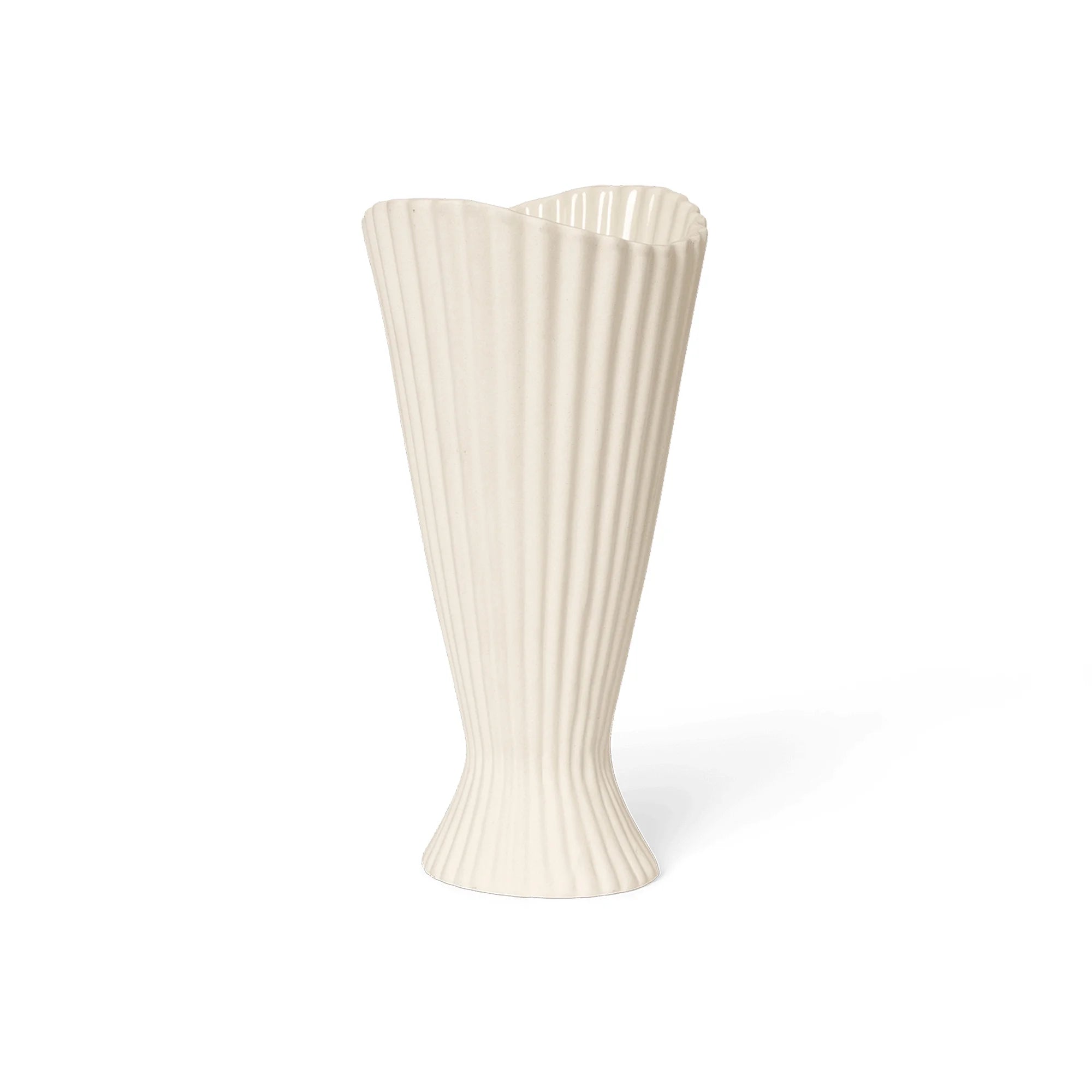 Fountain Vase - Small/Off White-3