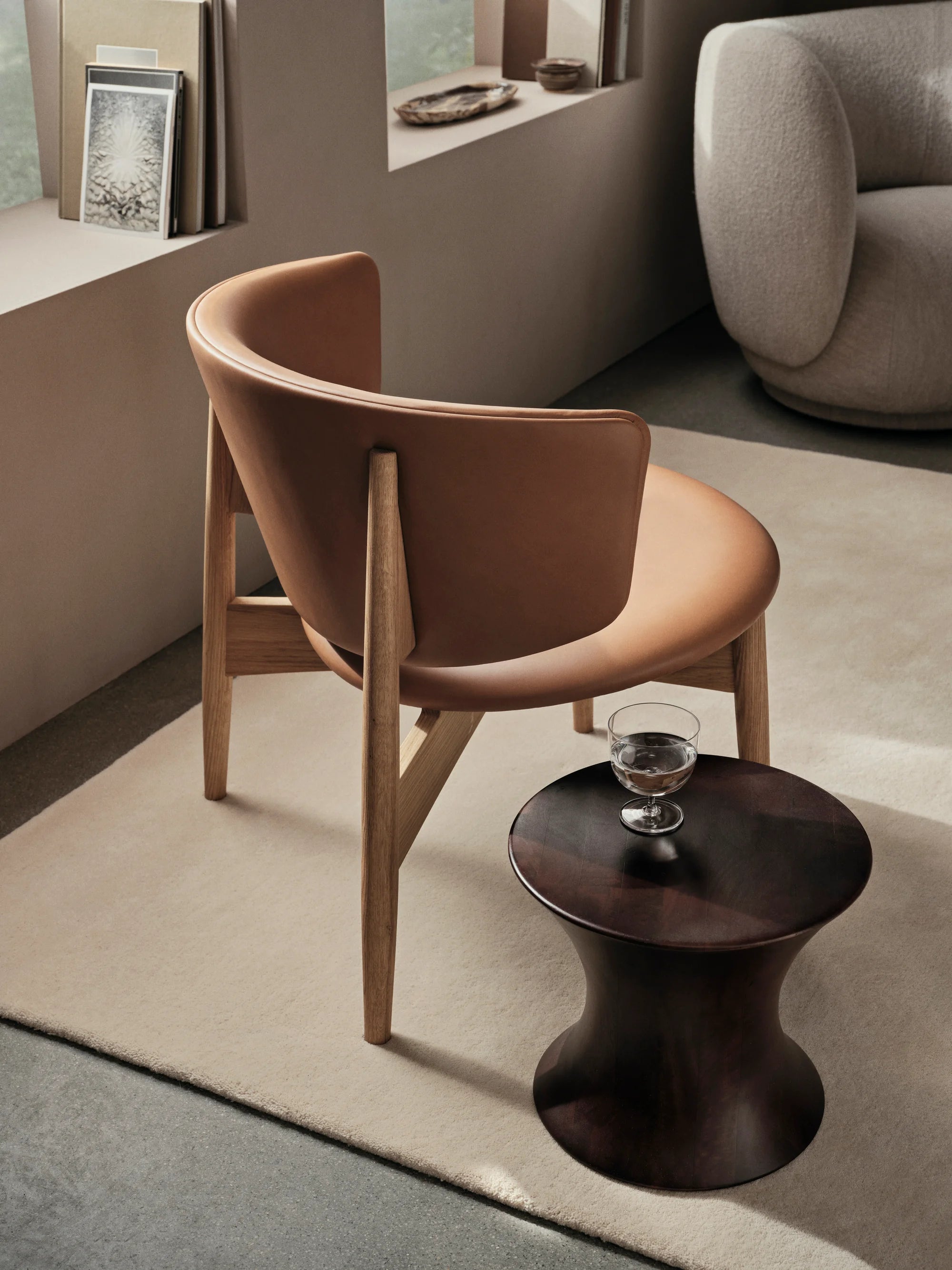 Herman Lounge Chair - Oak/Leather 5 (Envy Cognac)