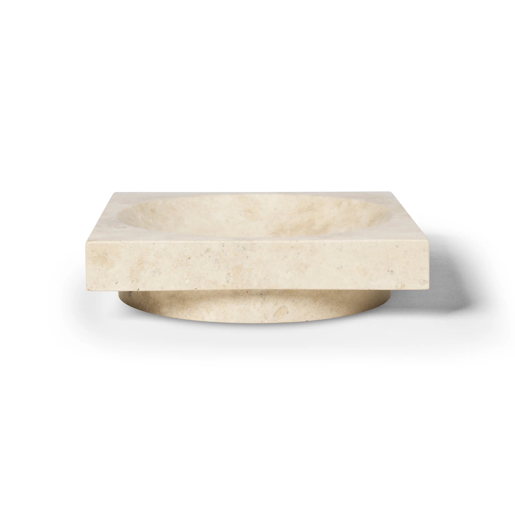 Hew Low Centerpiece - Travertine-1