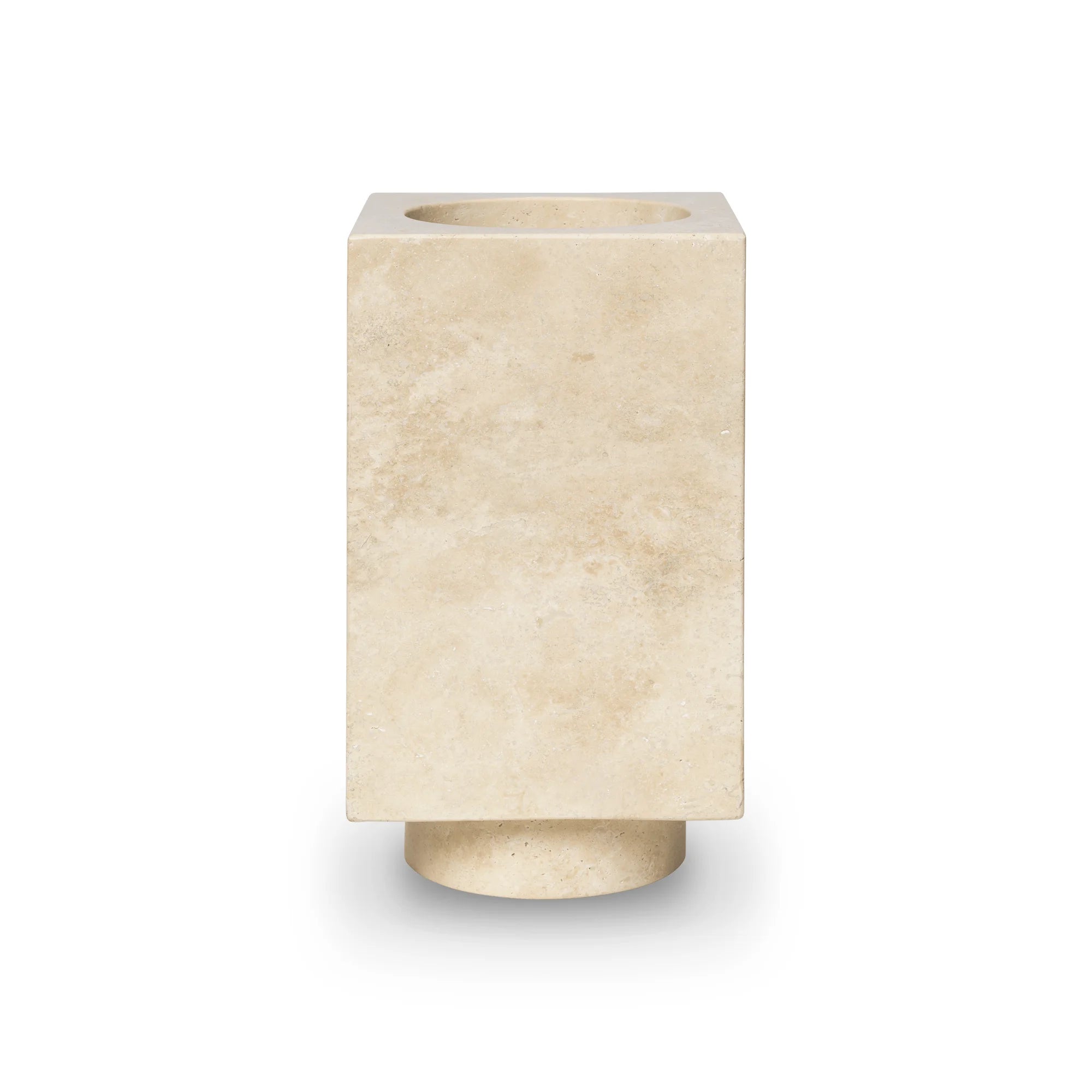 Hew Vase - Travertine-1