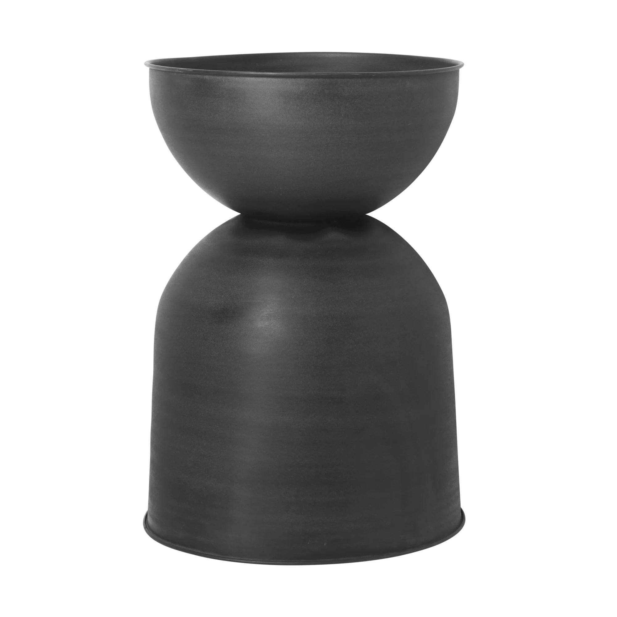 Hourglass Pot - Large/Black-2